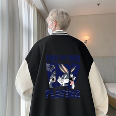 摇粒绒棒球服男大码开衫卫衣男夹克BF86234-P65，男装夹克，电商A040