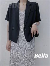 2022新款吊带连衣裙和短袖西装外套，女装背心吊带，Bella(2F)