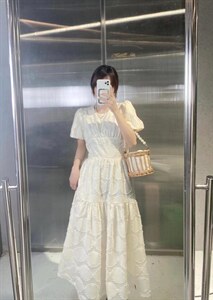 【DAVIDA】韩版设计款菱格连衣裙，女装连衣裙，DAVIDA