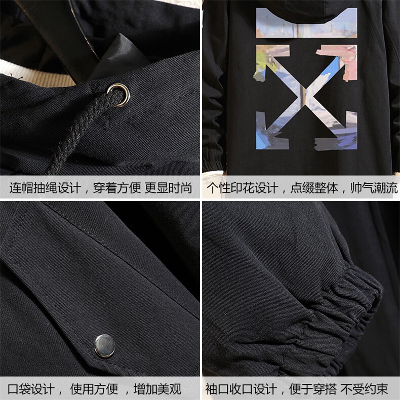 JK41130-P85加绒款P115纯棉连帽夹克男士大码工装夹克男外套男,男装夹克,电商A040A