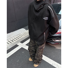 秋季新款港风美式连帽华棉复合牛奶丝重磅设计感卫衣男ZW421-P58，男装卫衣，星座313A(原308A-2)