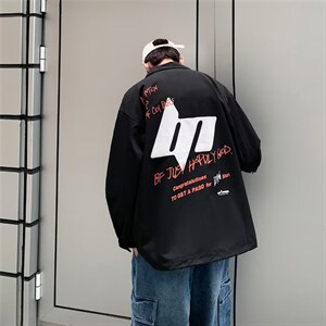 新款韩版潮流休闲帅气棒球服春秋季工装上衣夹克外套 W3554-P40图片