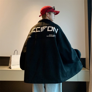 高级感发泡印花夹克男麂皮绒棒球服休闲冲锋衣外套6007-P60-控108图片