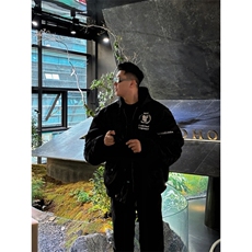 网络图现货！飞行员夹克棉服设计感小众高级连帽棉衣RMY99-P138，男装棉衣，星座1005-6