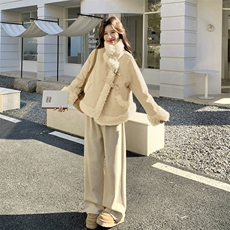 【有货】皮毛一体外套2C115-2380-P215-K318，女装棉衣/棉服，2C115