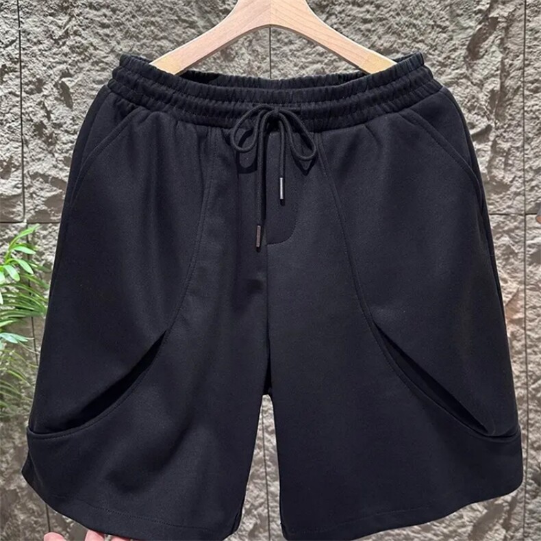 美式运动短裤男款夏季2025新款重磅挺阔休闲五分裤310A-8836-P25,男装牛仔裤,四季星座310A