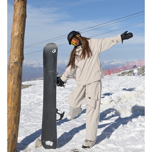冬新户外俩件套装滑雪服套装男防风防水中性风保暖外套TZ033-P220图片