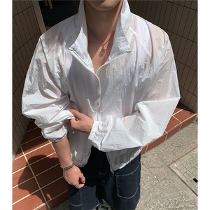 迷彩尼龙防晒衣外套男夏季薄款速干防晒夹克D428黑白P55 迷彩P65图片