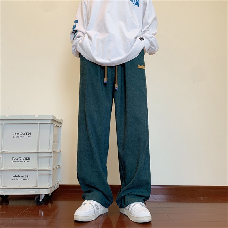 裤子男秋季潮流宽松阔腿裤运动休闲长裤K0793-P30,男装休闲裤,星座308B-1