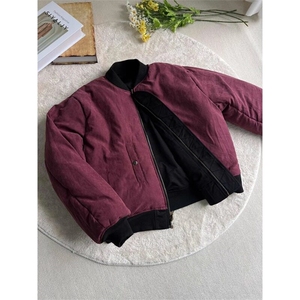 【有货】红内棉服双面穿ma1飞行服夹克棒球服外套 MY9022 特P95图片