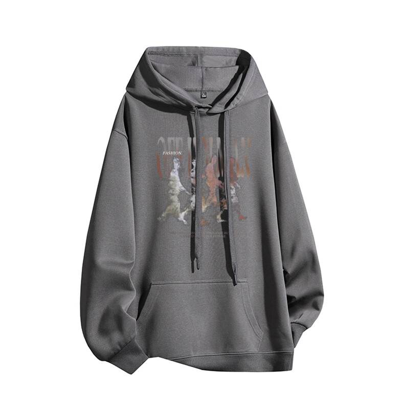 得物供货、复合重磅420克现货连帽卫衣宽松HD019-1-HML265-特P45,男装卫衣,电商019-1