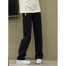【有货】XXK324CC-特P40三角标裤子男女直筒宽松休闲裤，男装休闲裤，星座1007（原301D）