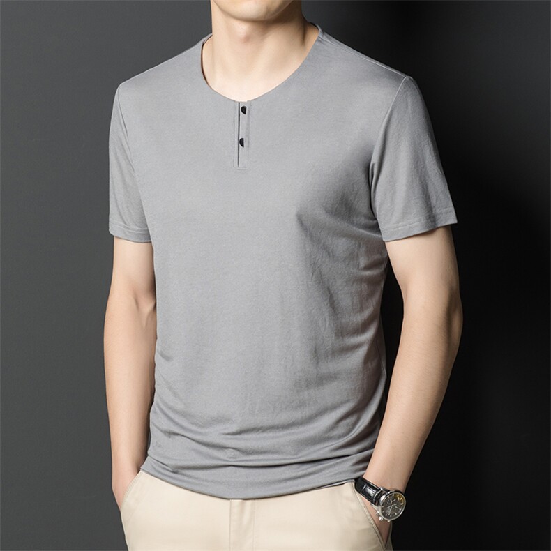 风纯棉T恤短袖男2023夏季棉麻潮流半袖圆领上衣服BL8016-P60,男装T恤,星座1105-3
