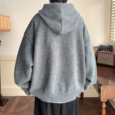 cleanfit排扣连帽针织衫男秋冬季，男装针织衫/毛衣，星座218-8