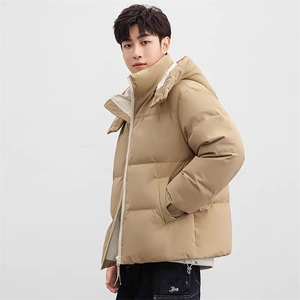 冬季新款棉服外套男士宽松休闲连帽面包服情侣加厚保暖棉衣图片