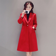 毛呢外套时尚潮流简约百搭韩版气质修身显瘦2020年冬季，女装毛呢外套，冬木谷雨