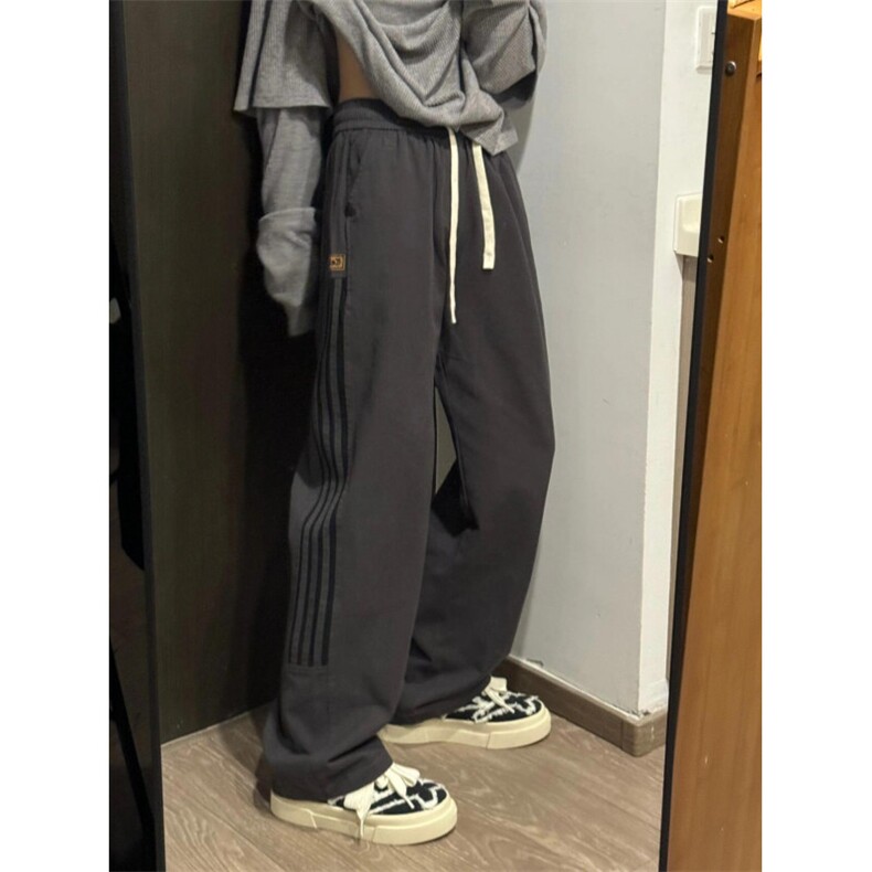 三条杠条纹直筒卫裤男工装休闲裤美式篮球运动裤B842-P50,男装休闲裤,星座1007（原301D）