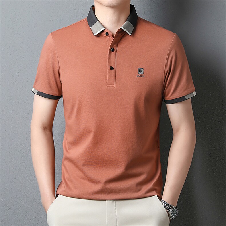 夏季新款纯短袖T恤男上衣中青年男士休闲半袖POLO衫PL2328-P70,男装Polo衫,星座1105-3