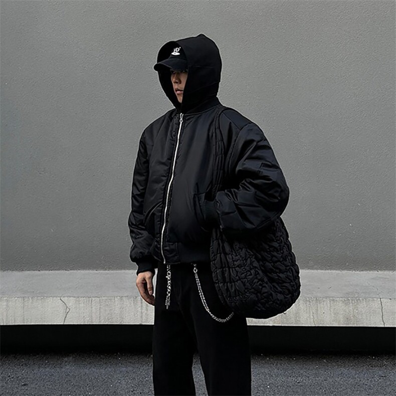 网图冬季美式飞行服两面穿迷彩服棉衣外套棉服A025-QY15018-P108,男装棉衣,电商A025