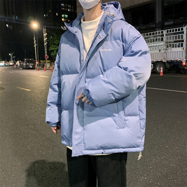 冬季字母印花加厚棉衣男潮流休闲棉袄棉服新款男A266-WT09-P65,男装棉衣,电商A266