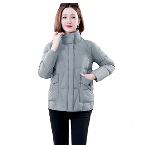 现货减龄妈妈羽绒服2025冬季新款厚实保暖女时尚潮流简约鸭绒外套图片