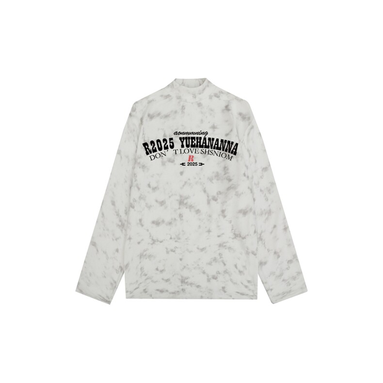 260克重磅扎染德绒半高领打底衫【有货】HD019-DR25431RB-P25图片