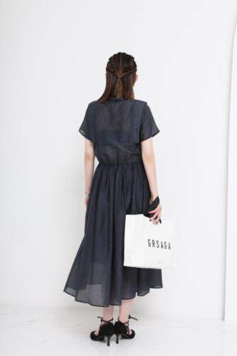 丝绵连衣裙大，女装连衣裙，E·呀