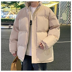 简约男秋冬季加厚防寒棉服外套宽松休闲棉衣气质上衣，男装棉衣，星座1013-1