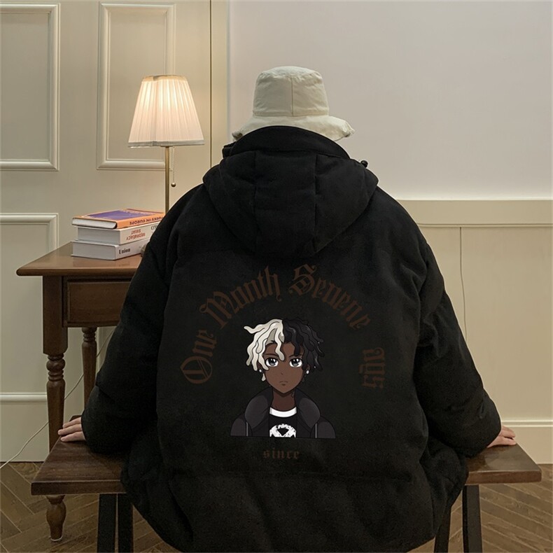 电商DSA028-MYD2225P115冬季新款麂皮绒立领棉衣男控148，男装棉衣，电商A028