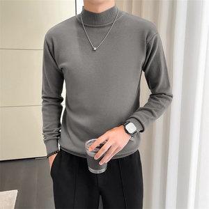 轻熟风~半高领抗起球6色打底毛衣 M003/P40图片