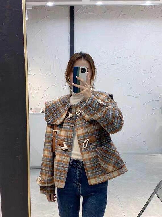 冬款呢料外套，其它，AMSS 艾玛莎莎