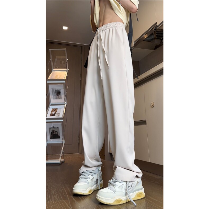 抖音品质夏季潮流修身垂感小脚西裤休闲裤B315-K24125-特p30控58,男装休闲裤,电商B315