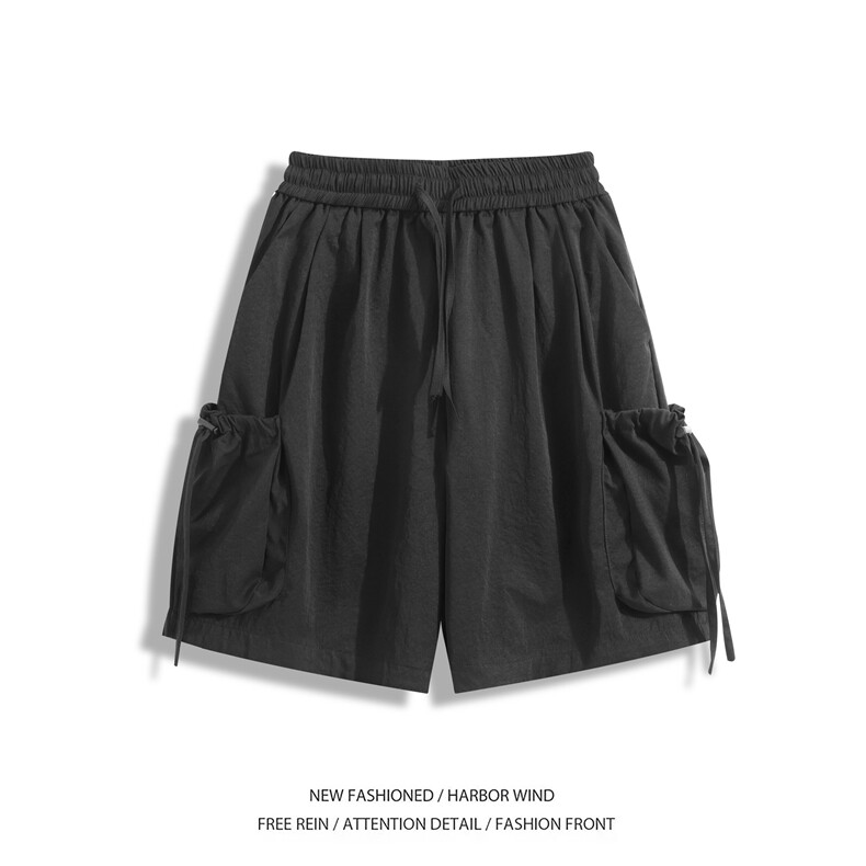2025夏季新款户外机能大口袋冰丝宽松短裤B315-K25549-特p30控58,男装休闲裤,电商B315