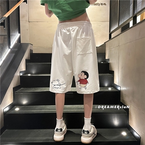 D2012-P33控56 抖音潮牌美式篮球裤子大码肥仔高街潮ins七分裤图片