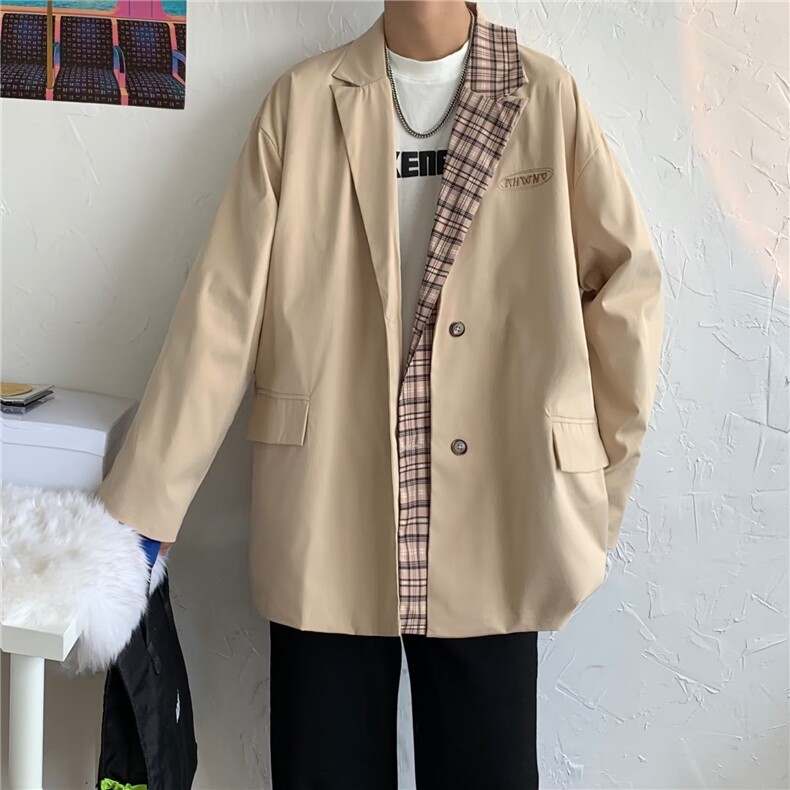 男士秋季新款休闲西装外套配领带W1012P55,男装西服,星座1116-2