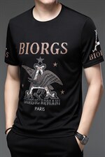 短袖T恤男夏季宽松薄款纯色上衣服圆领印花汗衫潮流大码半截袖，男装T恤，电商B212（原钱塘6029）