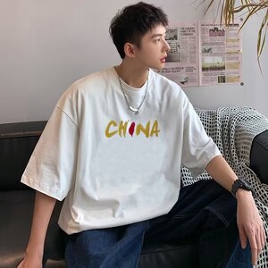 2023春夏季新款男休闲圆领短袖T恤WT441P25图片