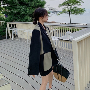 【 现货】 2022秋新款拼接撞色西服251-601-P125-K188图片
