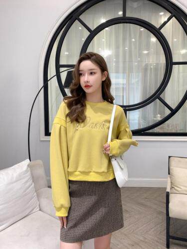 【现货】秋季新款珍珠字母绣花卫衣，女装卫衣/绒衫，法贝萱