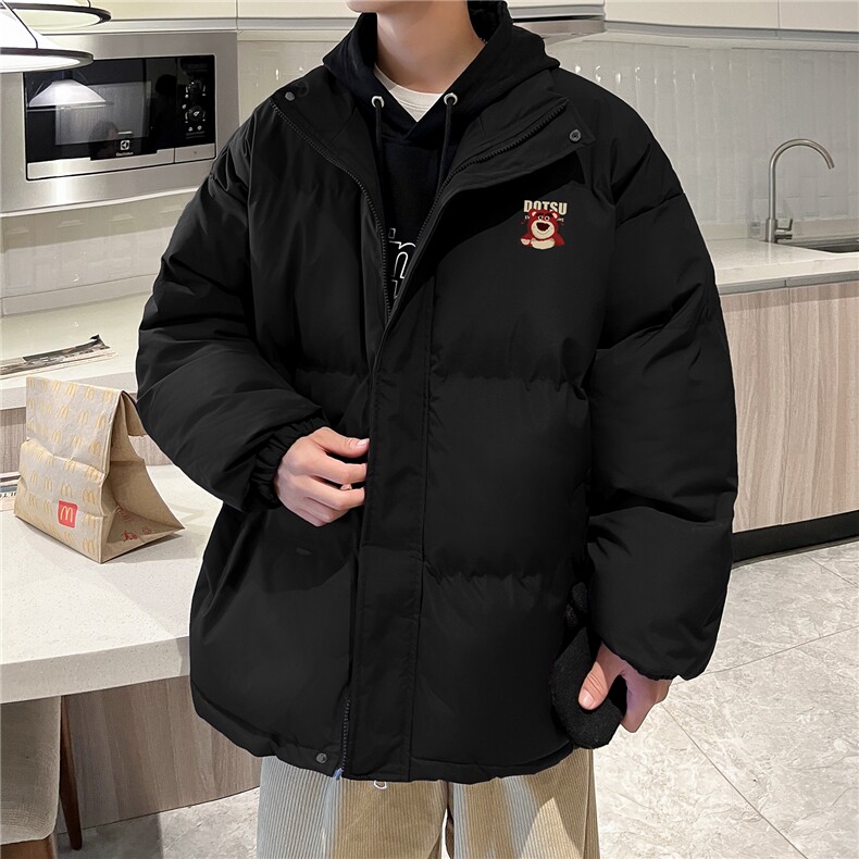 高品！防水面料现货三防立领大码棉衣男图片