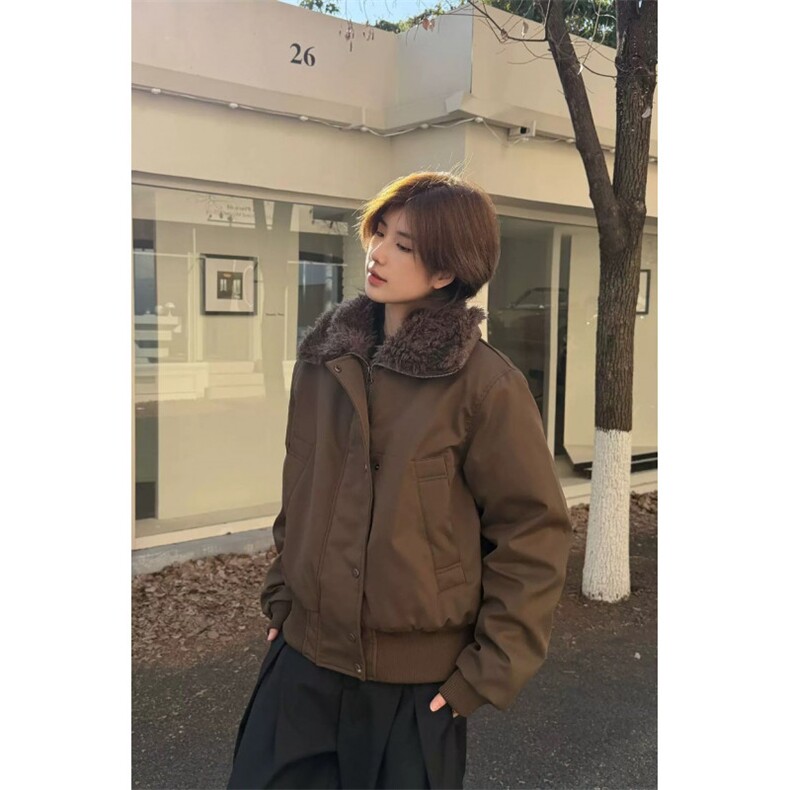 河北质量羊毛混纺巴恩风美式复古棉衣ZM0164-特批100,男装棉衣,星座313A(原308A-2)