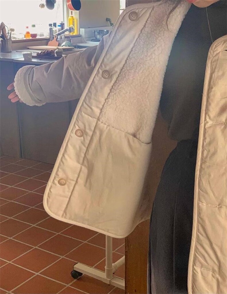 新羊羔毛外套两面穿，其它，miluroom