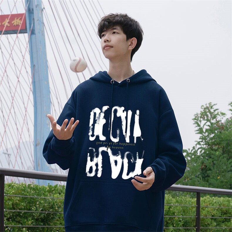 2025秋季男潮流休闲wlcm-334纯棉连帽特批35控59,男装卫衣,星座605(原A050)
