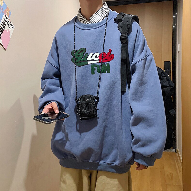21秋季新款男士卫衣港风ins韩版无性别外套WY306P40限58,男装卫衣,电商A089-1