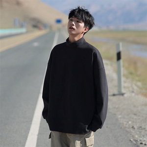 秋冬卫衣男潮流高领卫衣时尚休闲卫衣WY727-P32图片