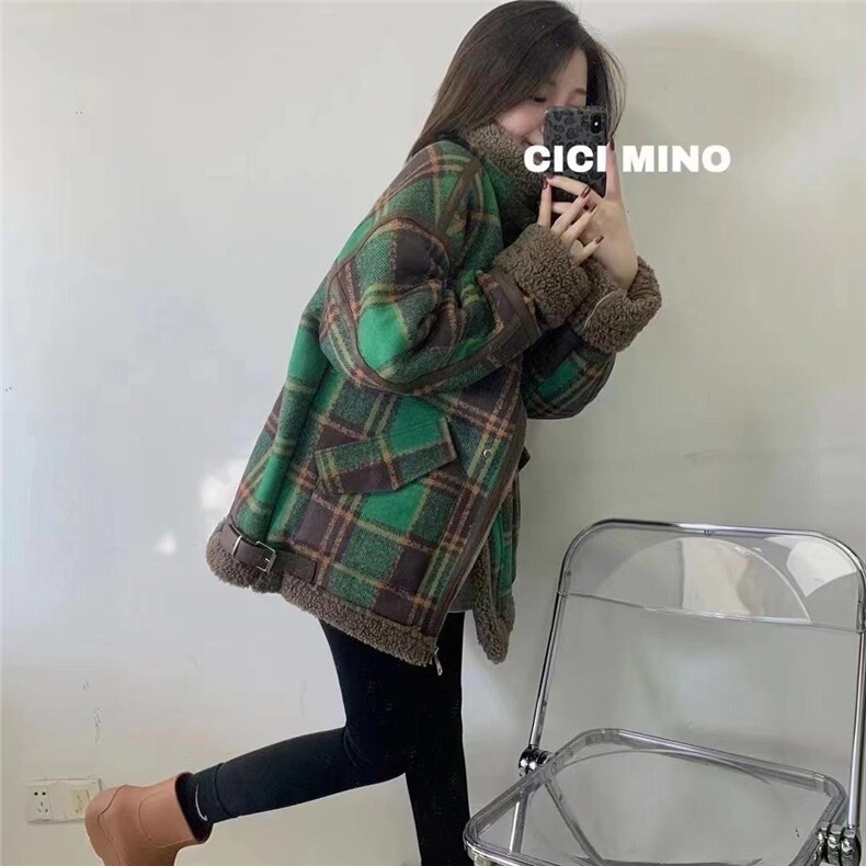 皮毛一体外套。新定制面料，其它，欧妮卡蒂蔓