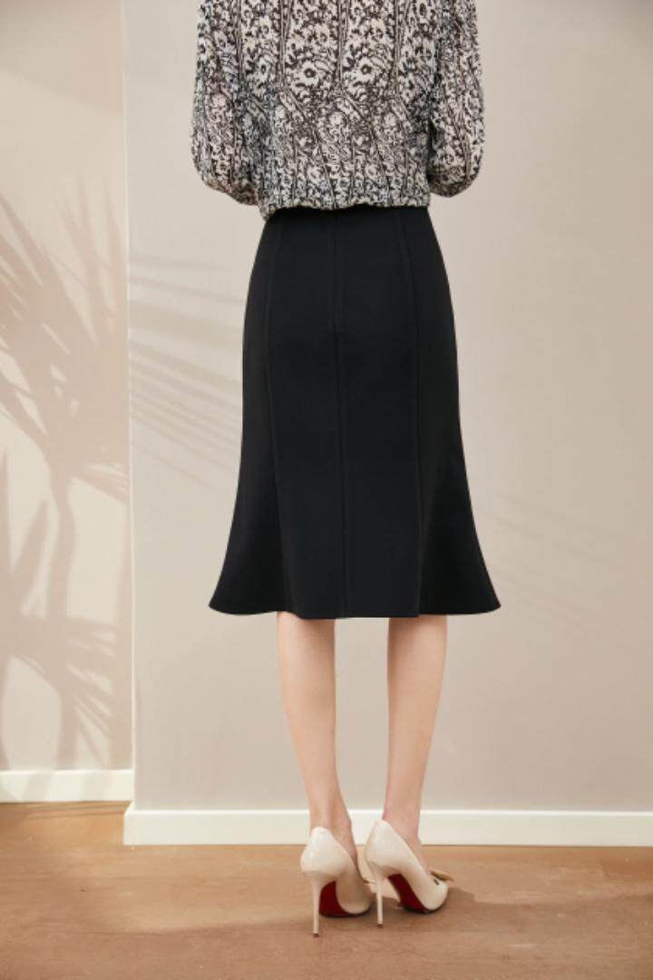 2021秋季新款鱼尾半身裙，女装半身裙，秋子丰色(3F)