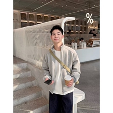 百搭气质潮流文艺慵懒华棉复合280克双拉链头卫衣日系原宿时尚ins，男装卫衣，星座506A