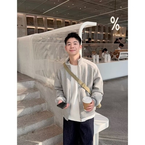 百搭气质潮流文艺慵懒华棉复合280克双拉链头卫衣日系原宿时尚ins图片