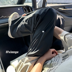 XZ616 夏季冰丝薄款铆钉伞兵裤工装裤休闲长裤 TY2487 特P35控68图片